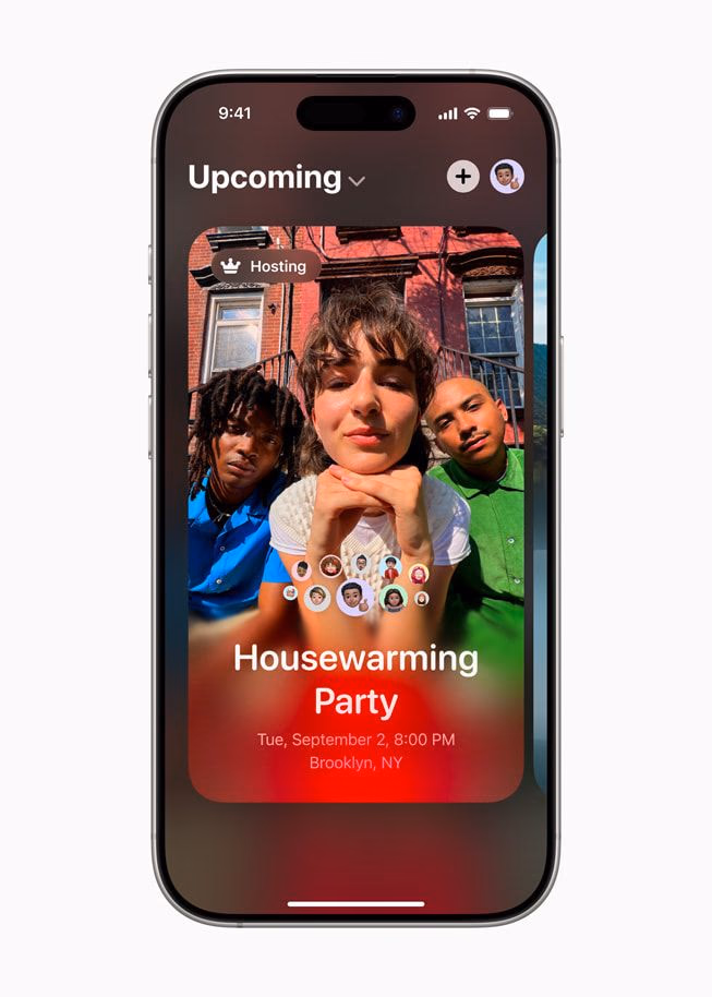 Apple Invites 출시 © Apple