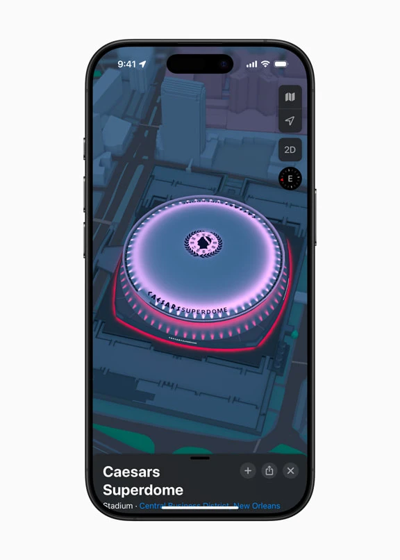 애플 지도에서 볼 수 있는 3D 랜드마크 © apple